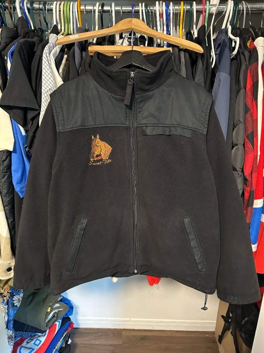 Vintage 90's Black Fleece from the Western Saint-Tite show Men - Size L